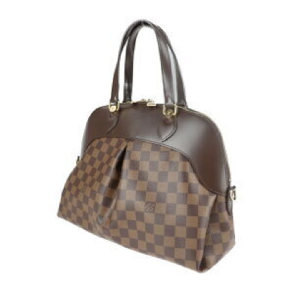 Louis Vuitton Handbag Brown Ebene Salvi Damier Brown Leather Canvas